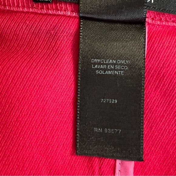 Bisou Bisou Womens Y2K Pink Blazer Size 12 Career Office Siren Legally Blond 90s - Picture 9 of 13